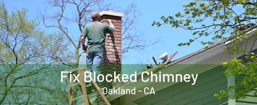 Fix Blocked Chimney Oakland - CA